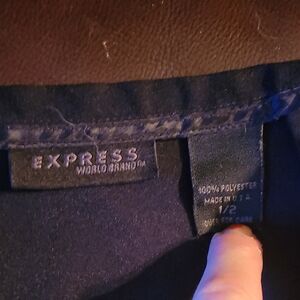 Express Navy Blue Garment